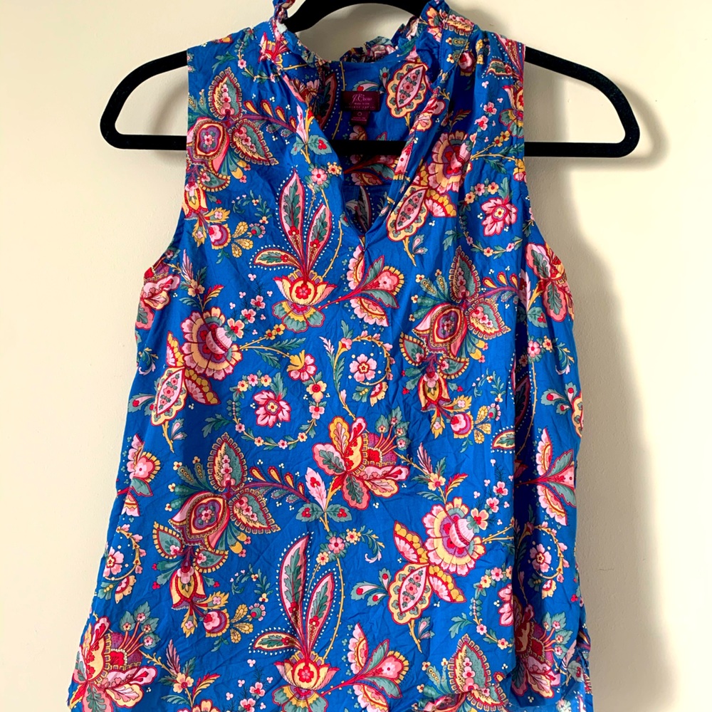 J.Crew X Liberty Floral Sleeveless Blouse